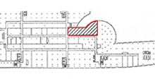 Офис 470 кв.м. в бизнес-центре Омега Плаза - офис на плане БЦ